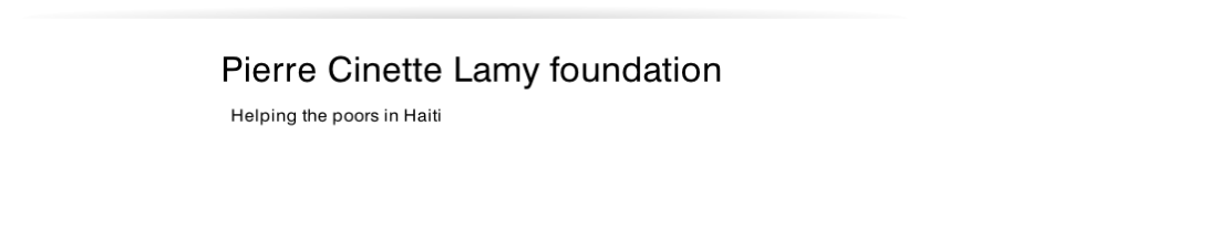 Helping the poors in Haiti
